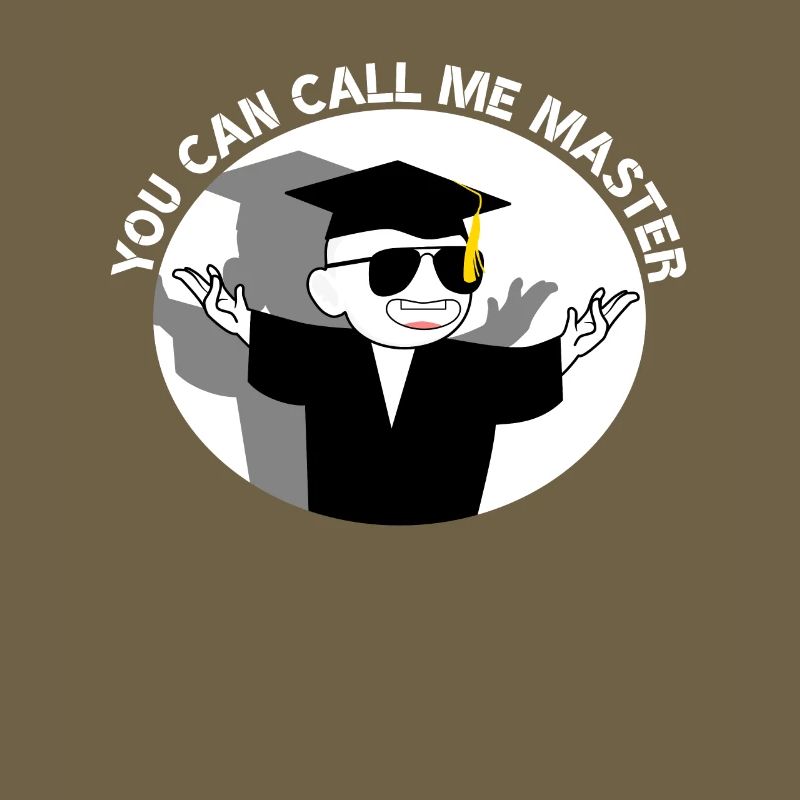 You Can Call Me Master Master Lächelnder Absolvent