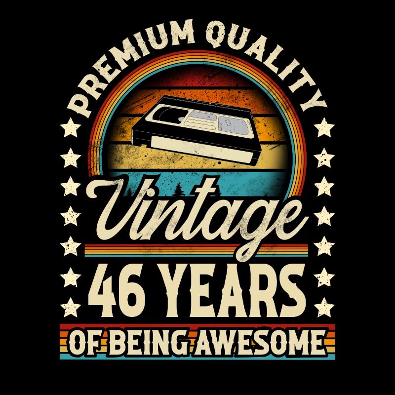 46th Birthday Vintage Vhs