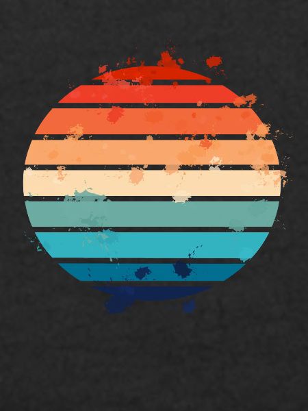 Splatter Retro Sunset