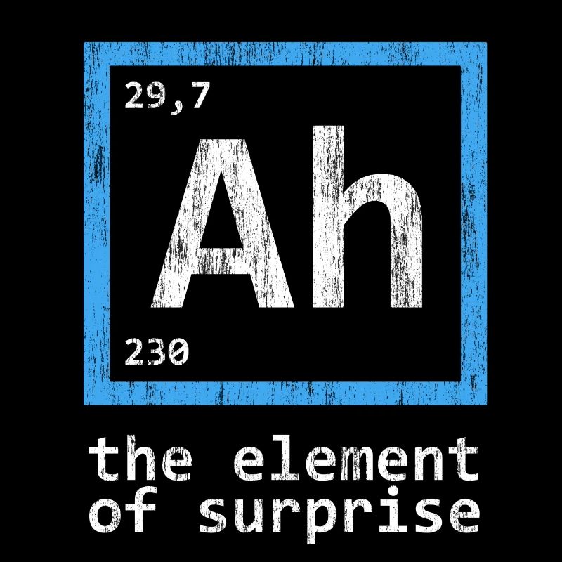 Élément du tableau périodique Surprise