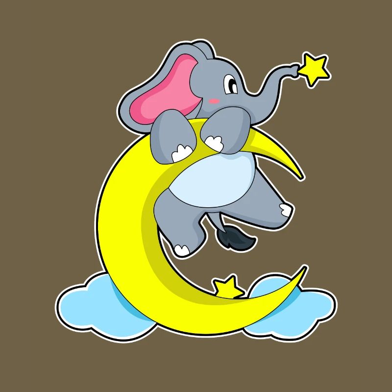 Elephant on clouds