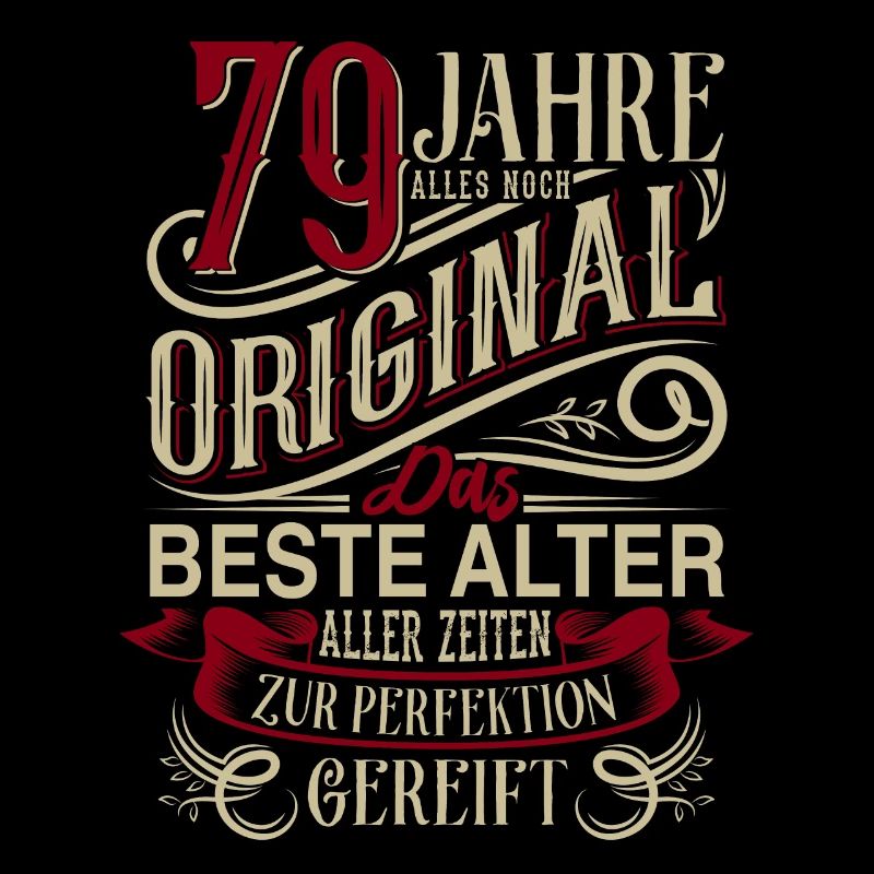 79. Geburtstag Vintage Retro