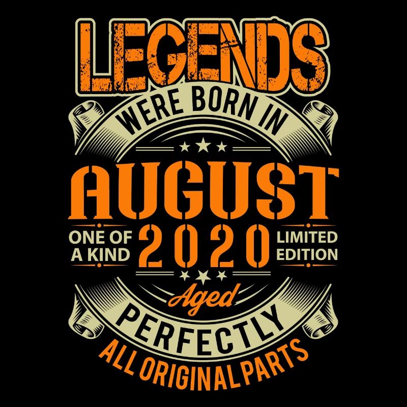 2020 August Geburtstag Legende