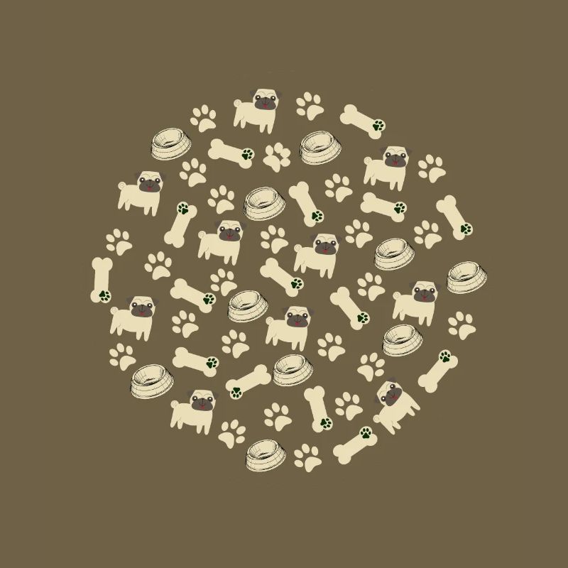 Pug Pattern - Pug Lovers Apparel
