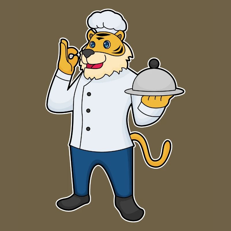 Tiger Cook Serving Bell Cooking