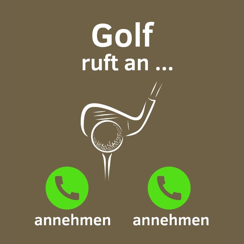 Golf ruft an - annehmen oder annehmen?