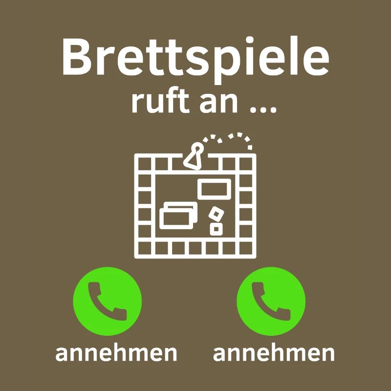 Brettspiele ruft an - annehmen oder annehmen?