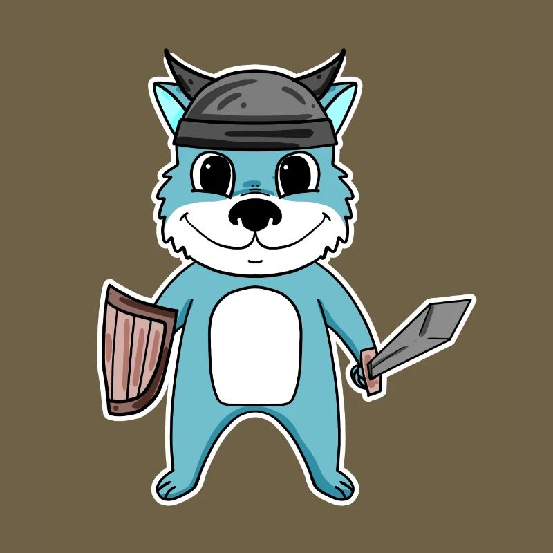 Wikinger Wolf