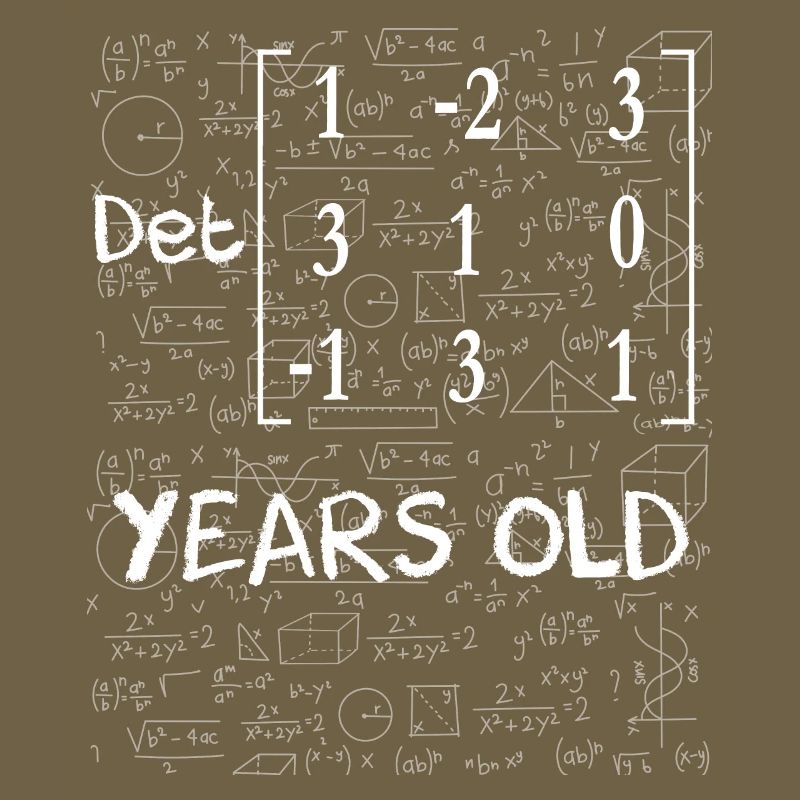37th birthday 37 years matrix determinant