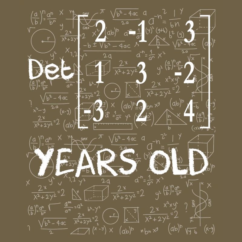 63rd birthday 63 years matrix determinant