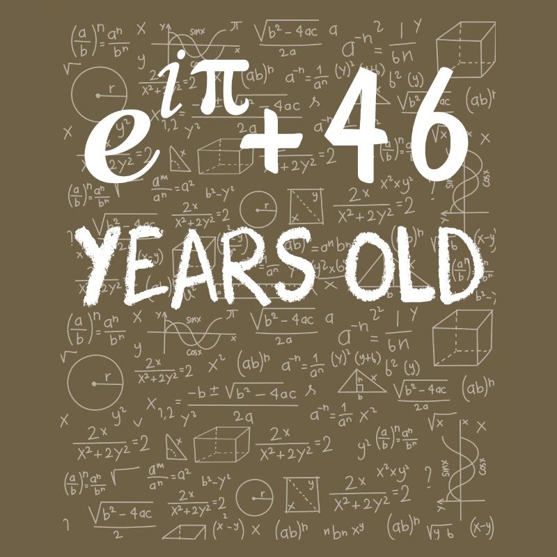 45. Geburtstag 45 Jahre Euler Identity