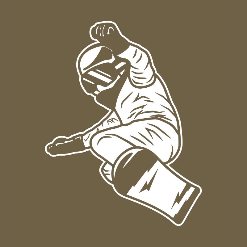 Garçon de snowboard
