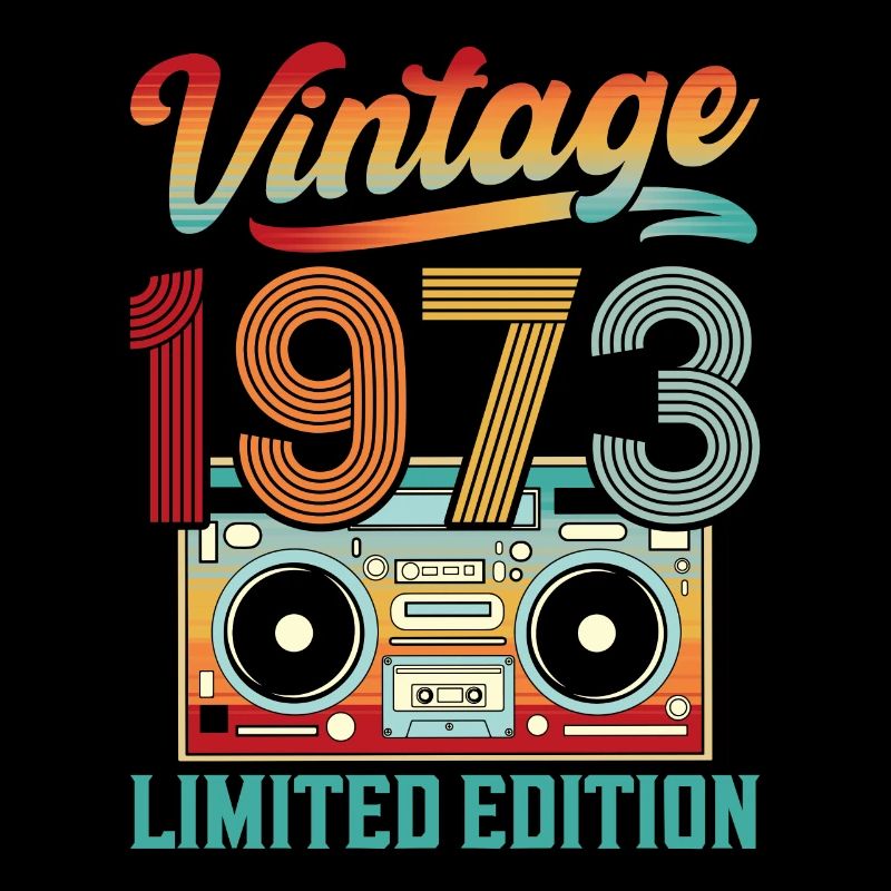 Design vintage des années 70 avec système de son rétro