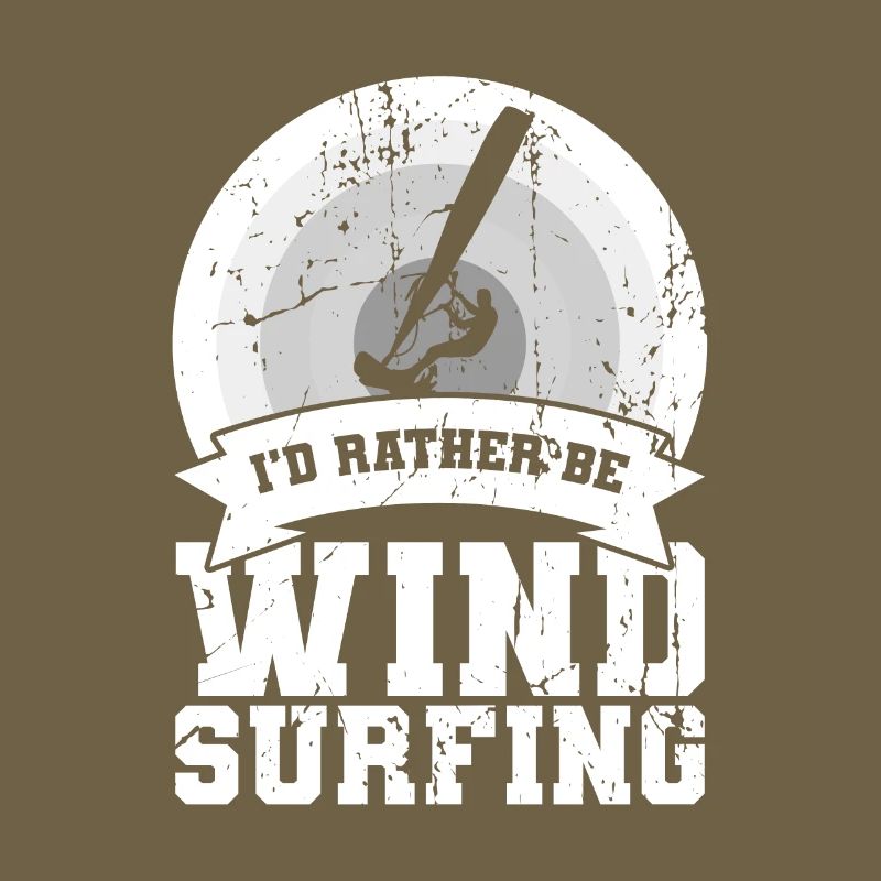 Lustiger Windsurfen Spruch