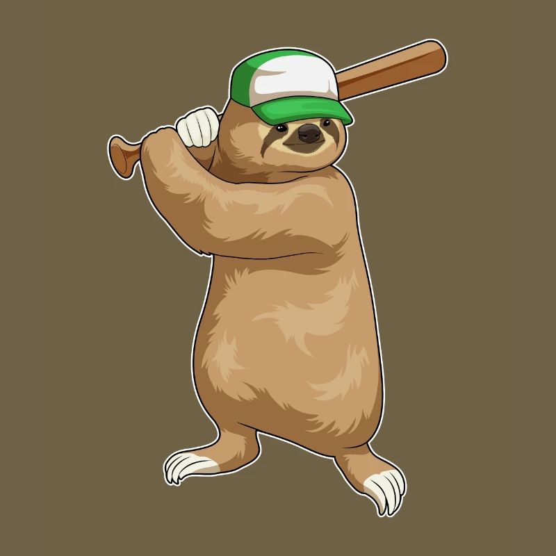 Sloth Baseball Batte de Baseball