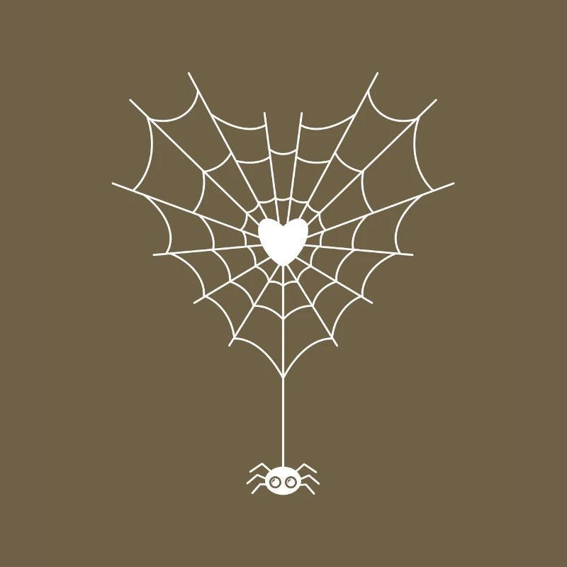 Spinne im Spinnennetz