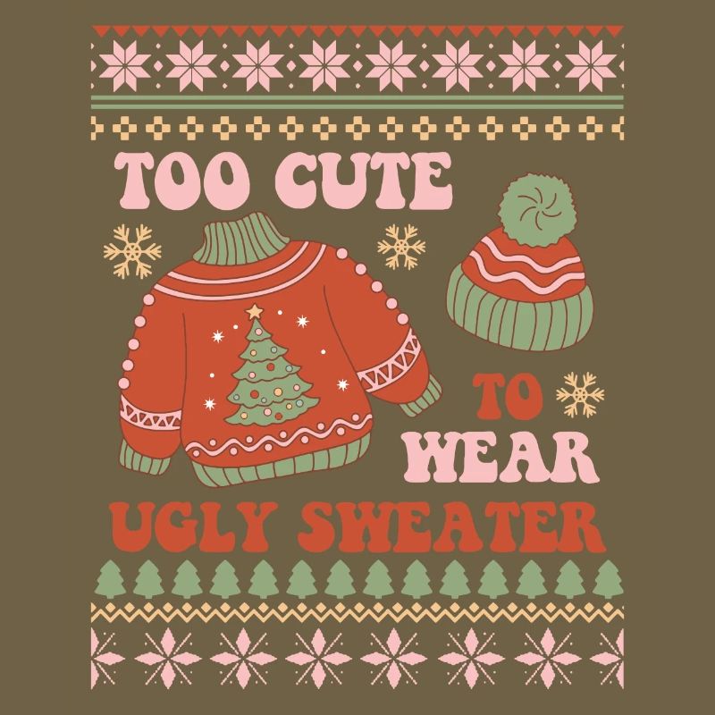 Pull de Noël moche