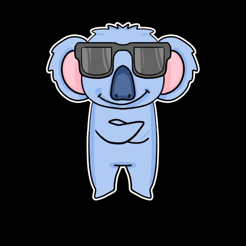 Koala avec des lunettes