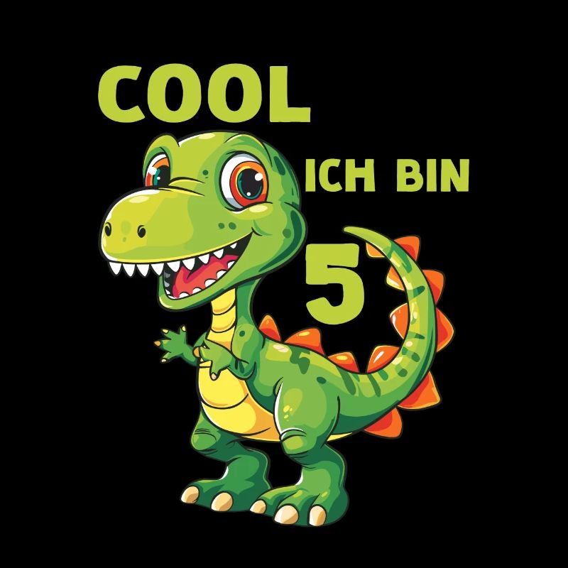 Dinosaurier 5 Kindergeburtstag Dino 5 Jahre Spruch