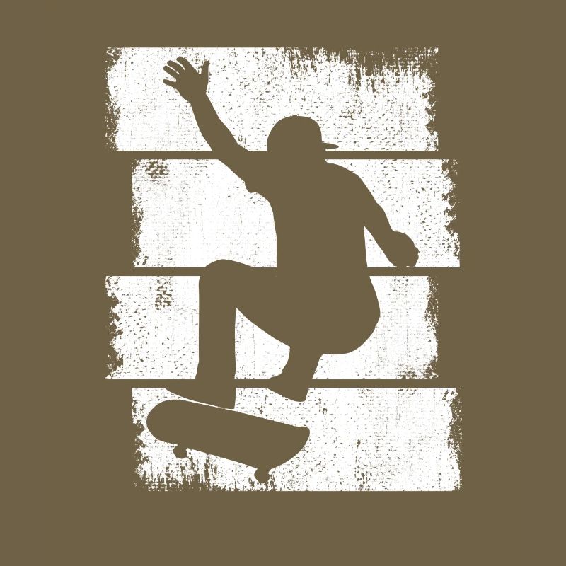 Skateboarding Junge Skizze