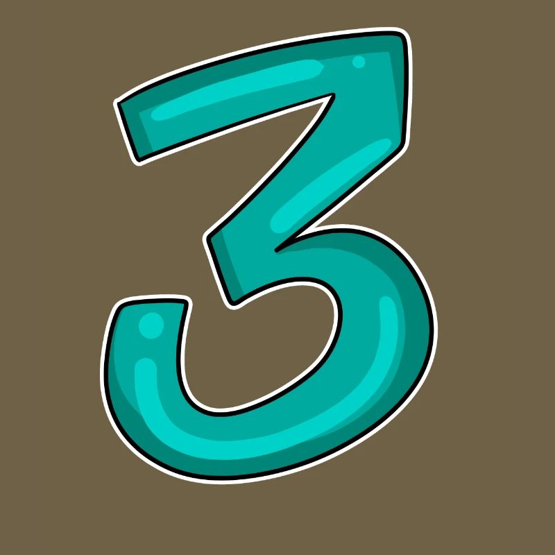 3 - Drei - Dritter
