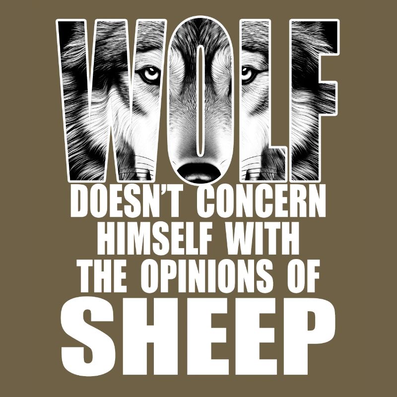 Wolf, stark und unabhängig