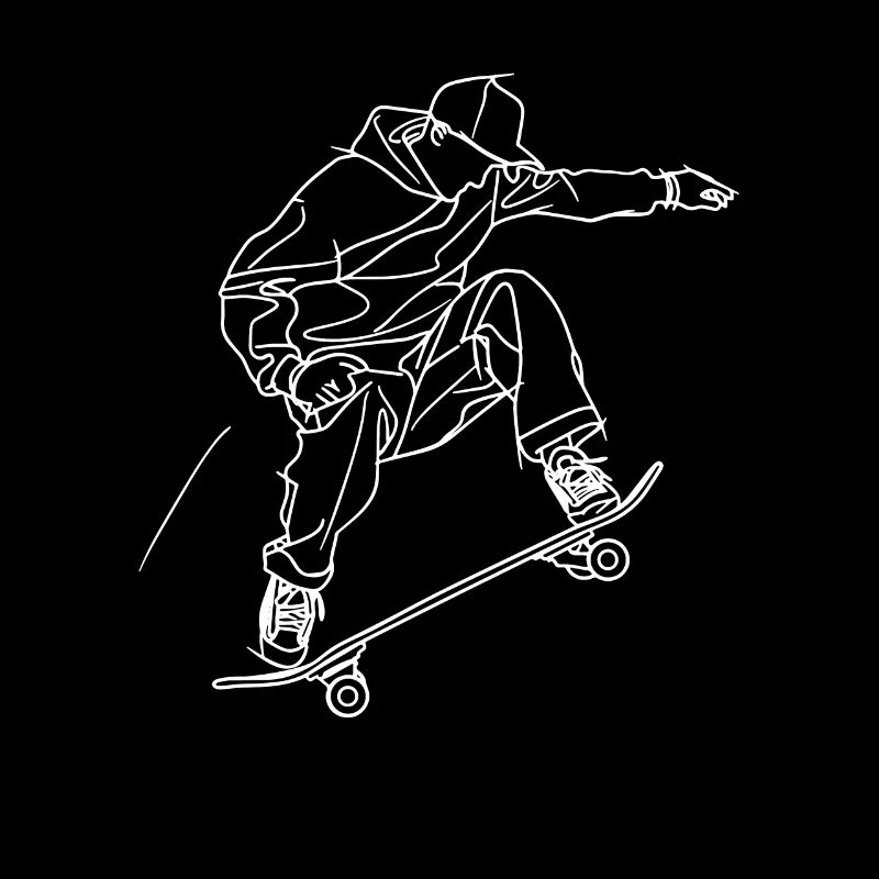 Skateboarder Sketch