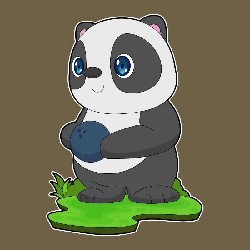 Boule de bowling Panda