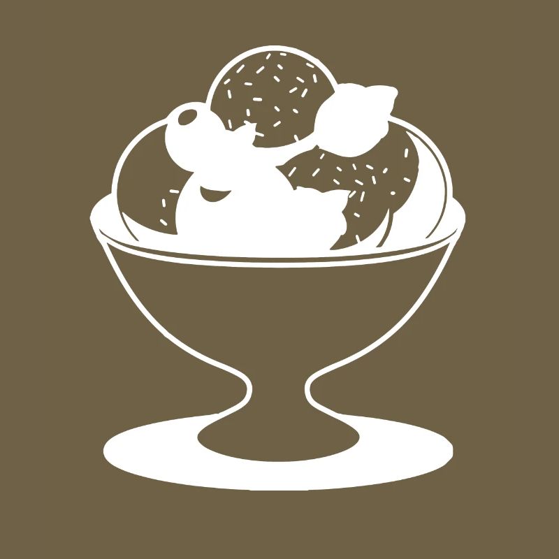 Eisbecher Zeichnung