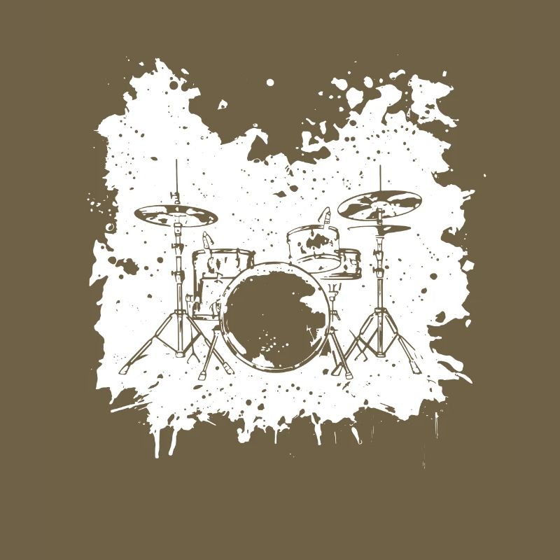 Drumkit Zeichnung