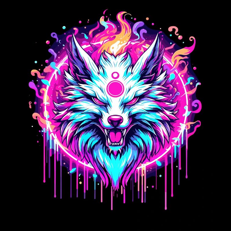 Psychedelischer Fuchs