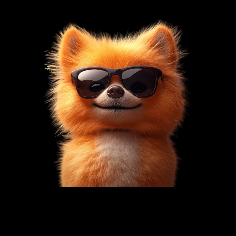 Zwergspitz Pommeraner Pom Süßer Deutscher Spitz