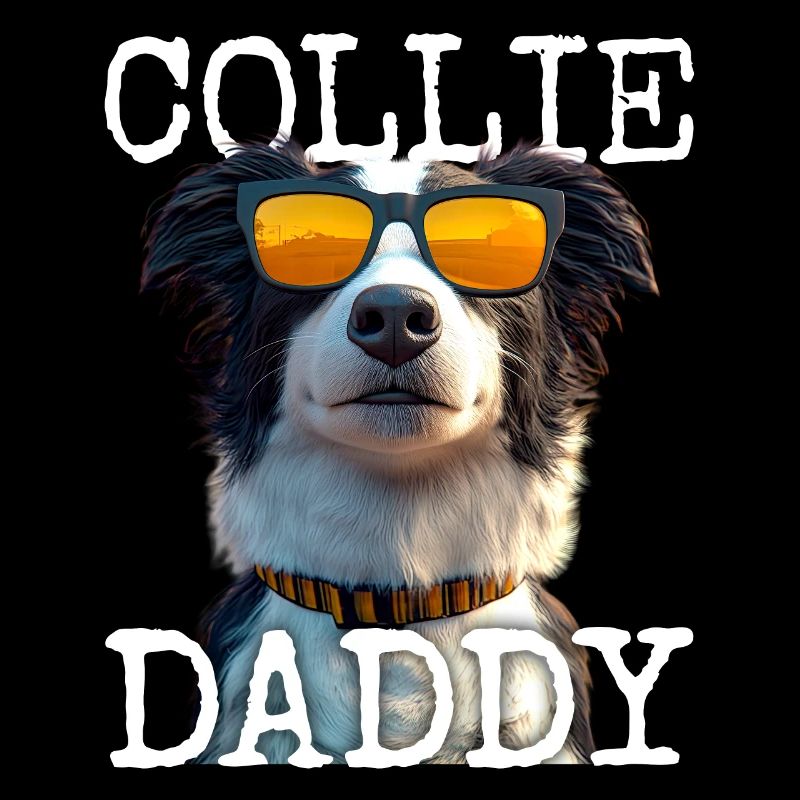Border Collie Daddy Hunde Papa Vatertag Collie Dad