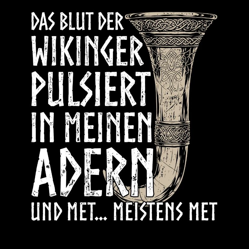 Lustiger Trinkspruch Met Trinkhorn Wikinger Humor