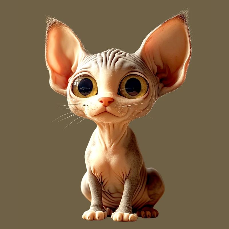 Chat Sphynx Chat Sphynx Chat Canadien Mignon Sphinx