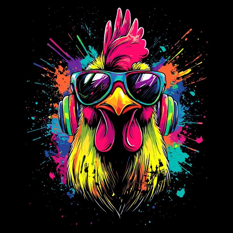 Hahn Chicken Daddy Hühnerstall Dad Landwirt Hühner