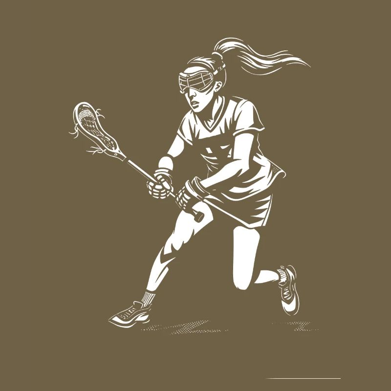 Joueuse de crosse
