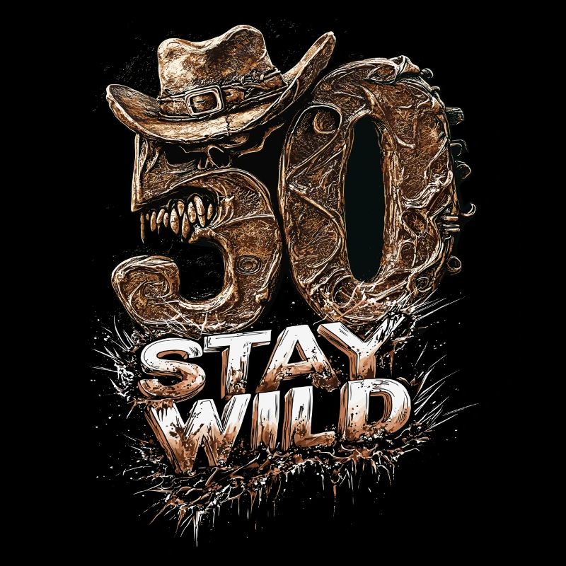 Geburtstag 50 Stay Wild