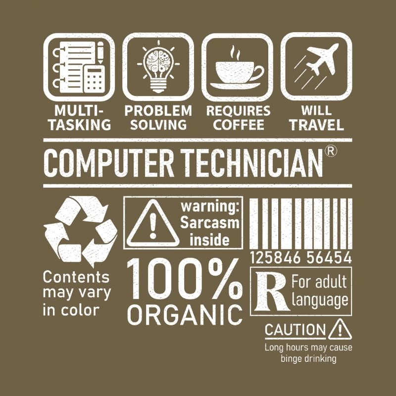 Technicien en informatique multitâche résolution de problèmes
