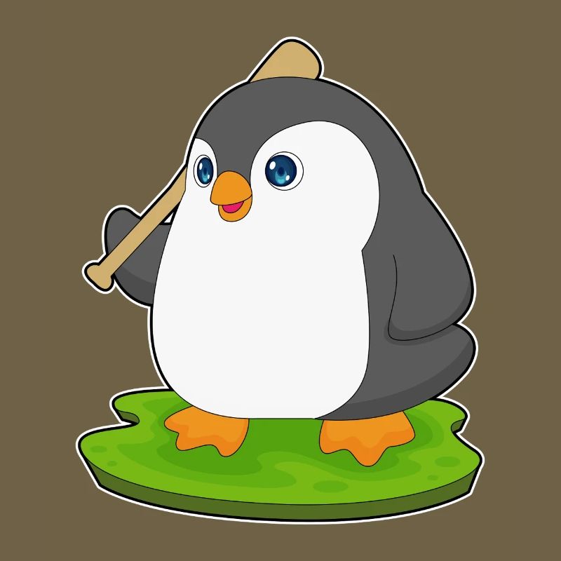 Penguin Baseball Batte de Baseball