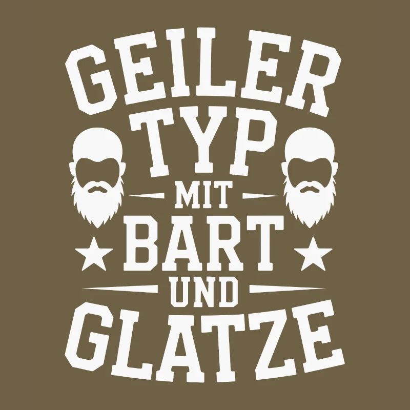 guy with beard & bald head beard wearer