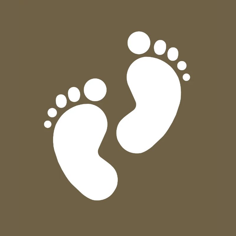 Empreinte de bébé, pieds de bébé