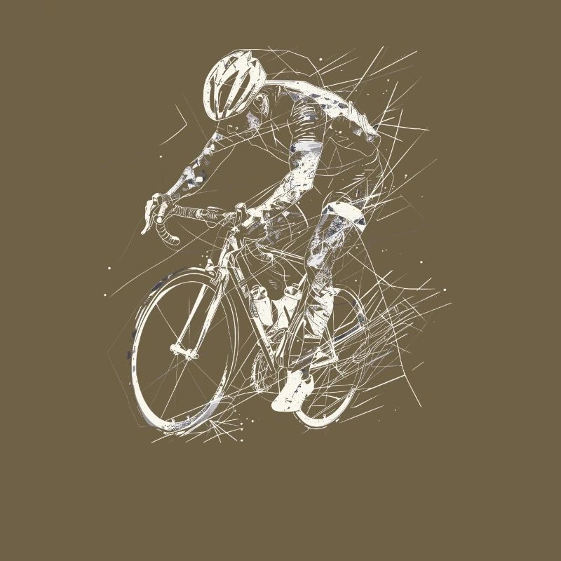 Cyclist Drawing