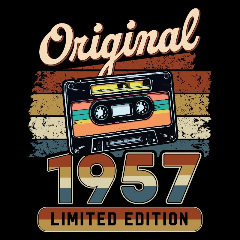 69. Geburtstag 69 Jahre Original 1957 Kassette