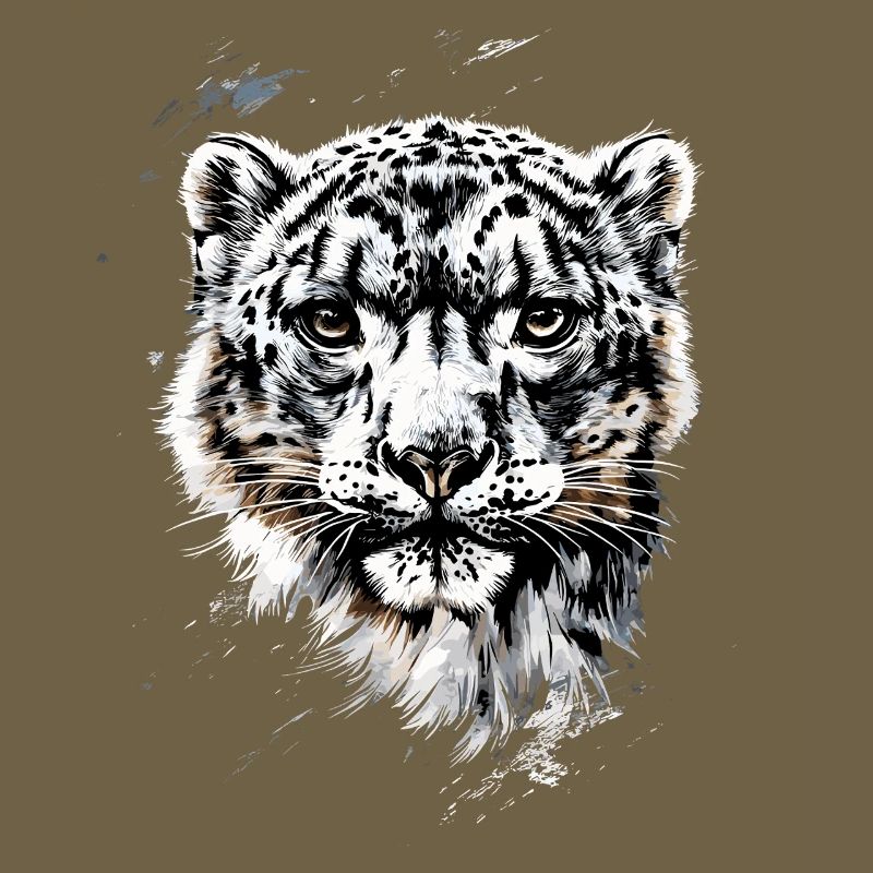 Schneeleopard Panther Raubkatze Großkatze Leopard