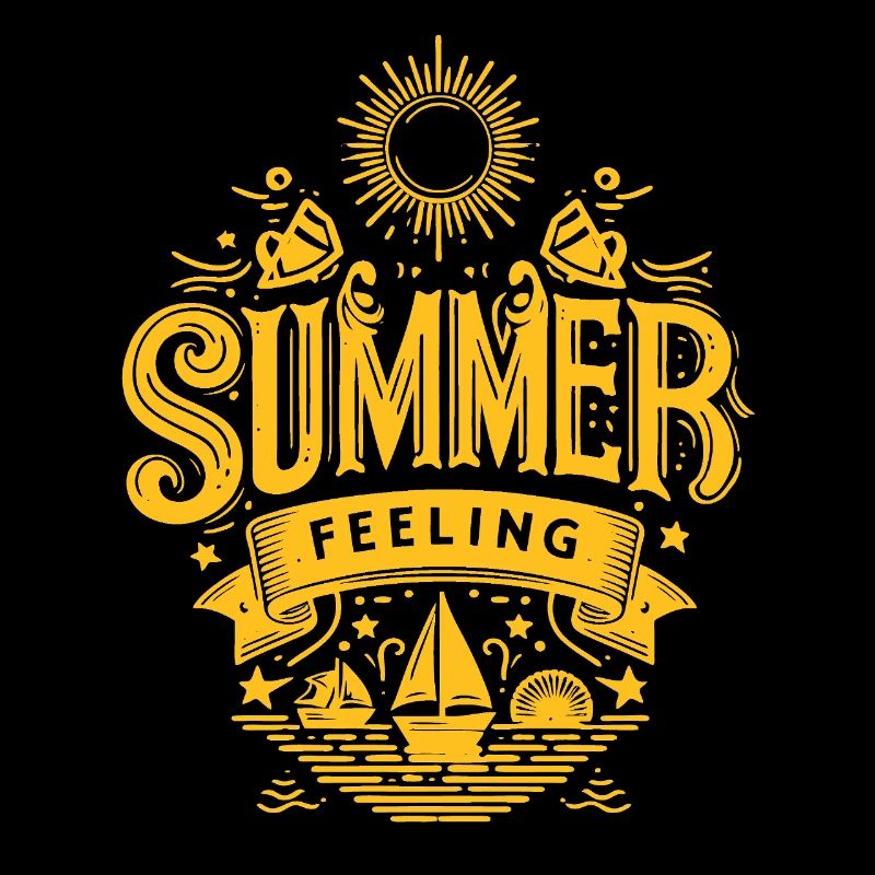 SUMMER Feeling yellow Graphic