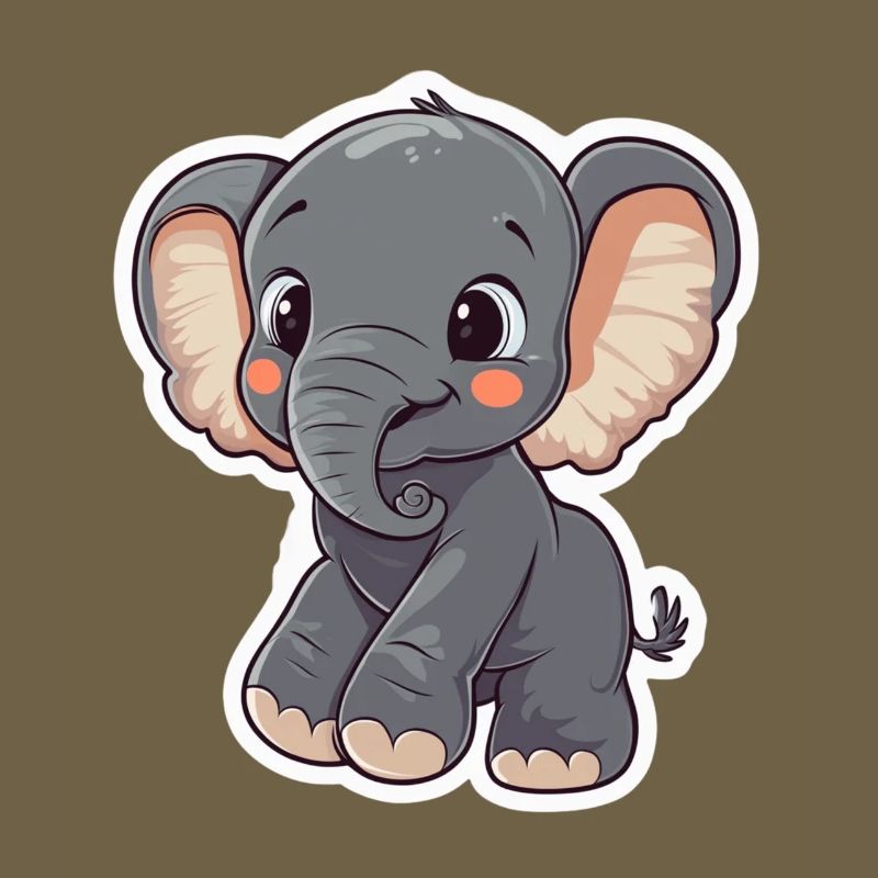Cute elephant – gift idea for animal lovers