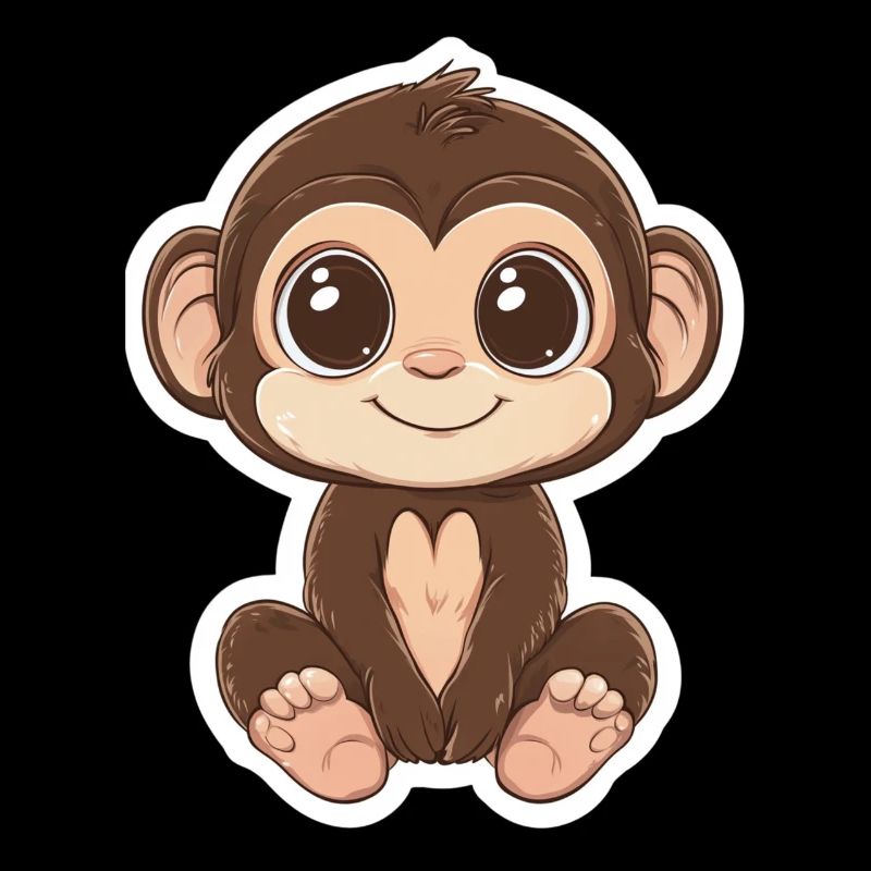 Monkey Cute Monkey Gift for Monkey Fans