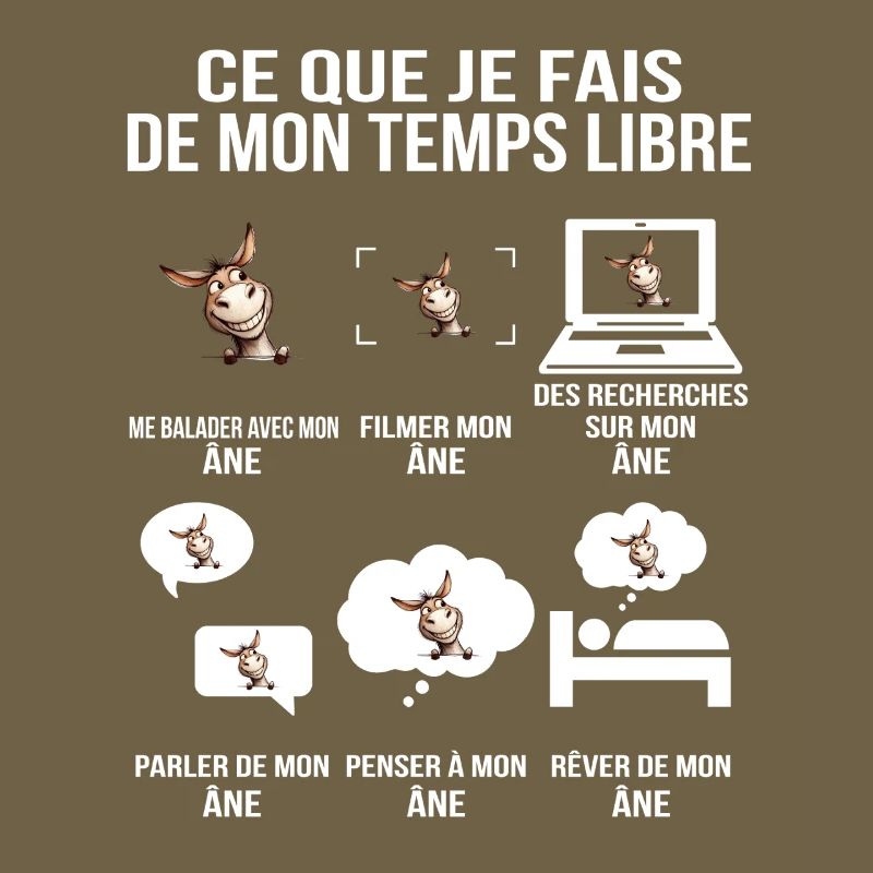 Ce que je fais de mon temps libre Âne