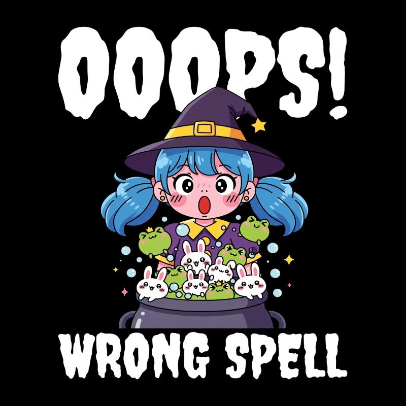 OUPS ! MAUVAIS SORT - SORCIÈRE HALLOWEEN